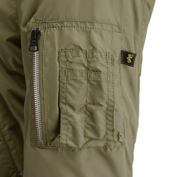 Alpha Industries Jacket XL Mens L-2B DragonFly Blo - Picture 3 of 4